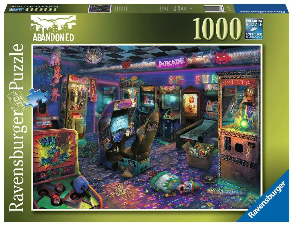 1000 Piece Abandoned Arcade Puzzle