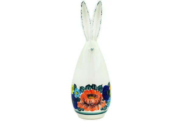 10" Bunny Figurine - Blooming Roses