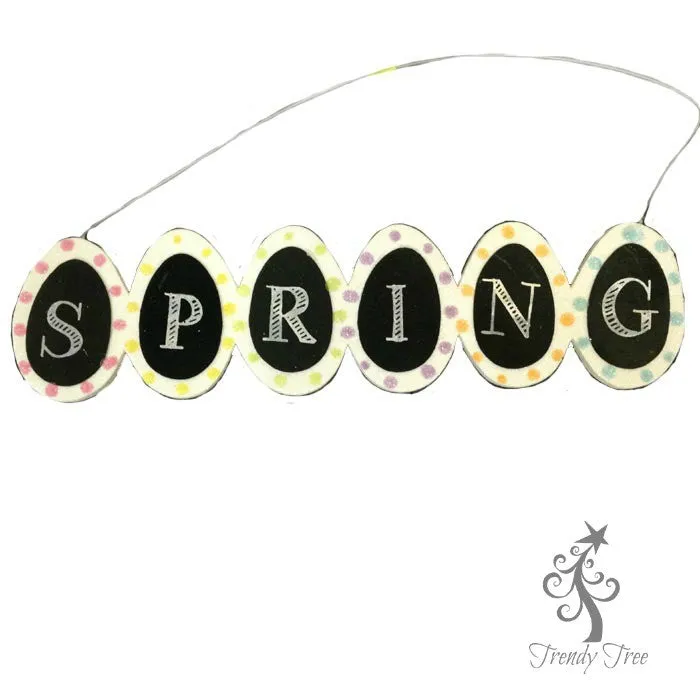 13" Spring Easter Egg Sign 61795EAS