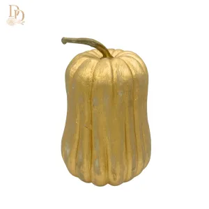 15.5” Gold Hybrid Gourd Pumpkin