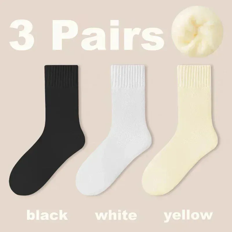 3 Pack Plushy Socks