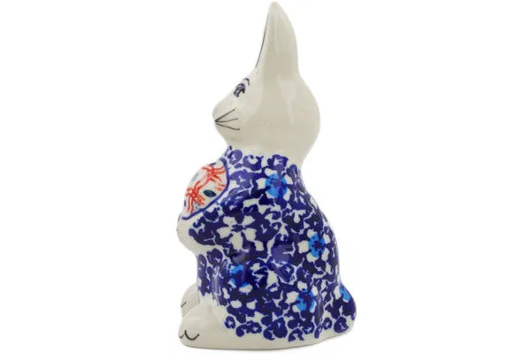 5" Bunny Figurine - Flowers On The Lake