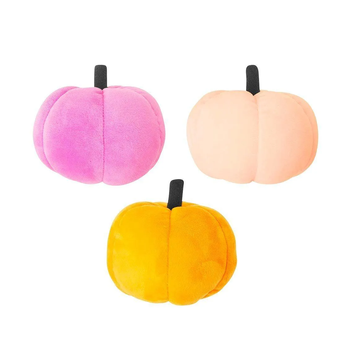 6 Velvet Pumpkin Decorations