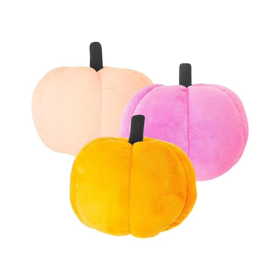 6 Velvet Pumpkin Decorations