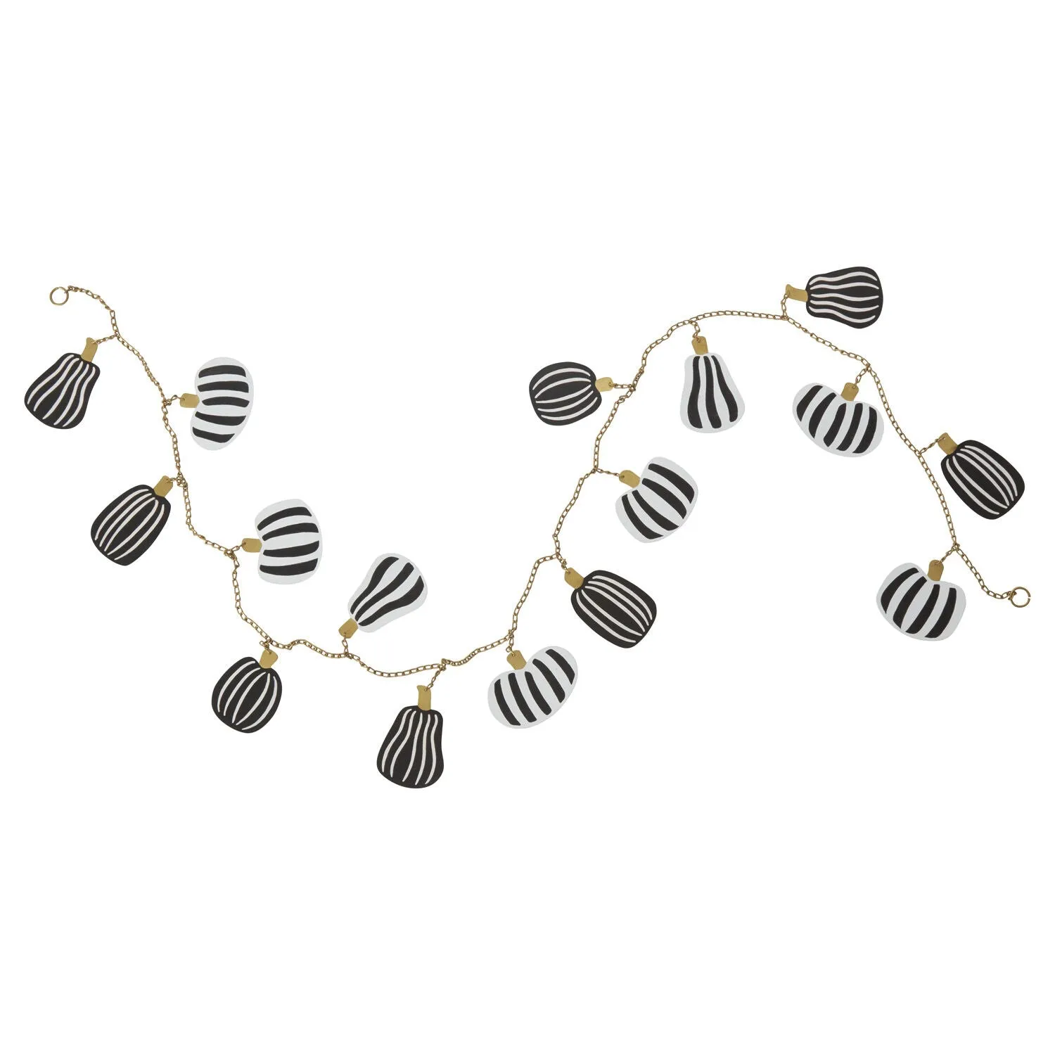 Banded Pumpkin Garland