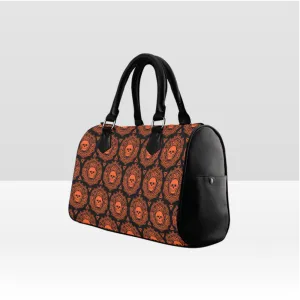 Black & Orange Skull Purse