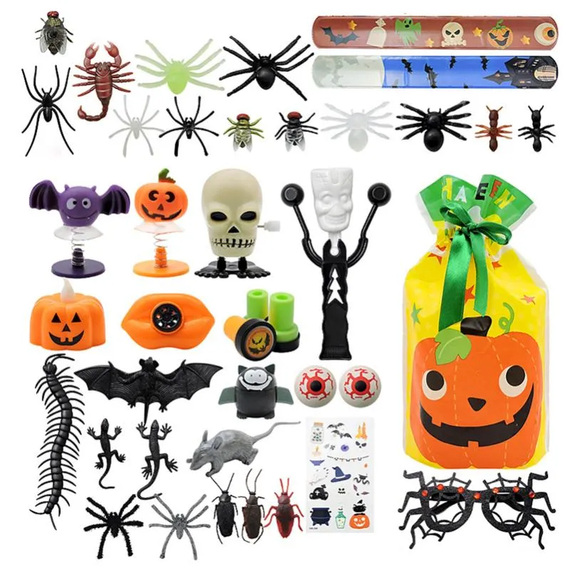 Children's Halloween Party Toys, Ghost Festival, Bugger, Pumpkin Skeleton, Halloween Trick Toy Set