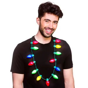 Christmas Lights Necklace