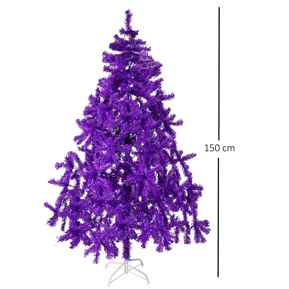 Christmas Tree Purple Artificial Fir - 5-7FT