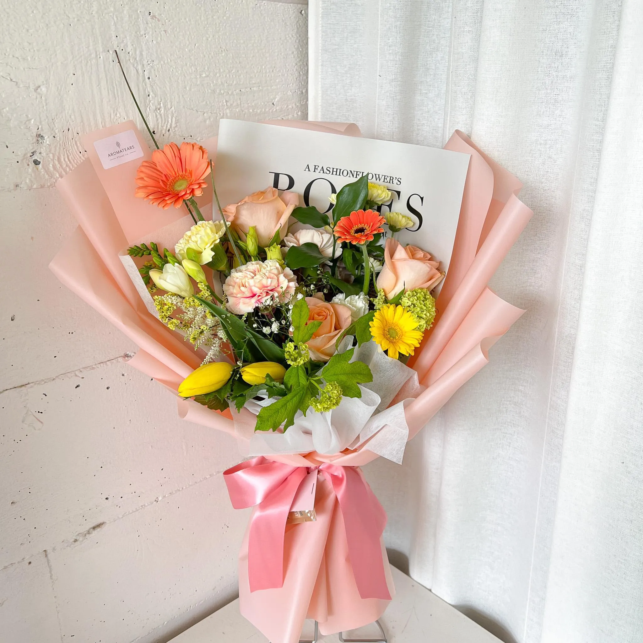 Daily Peach - Designer's Choice Fresh Bouquet