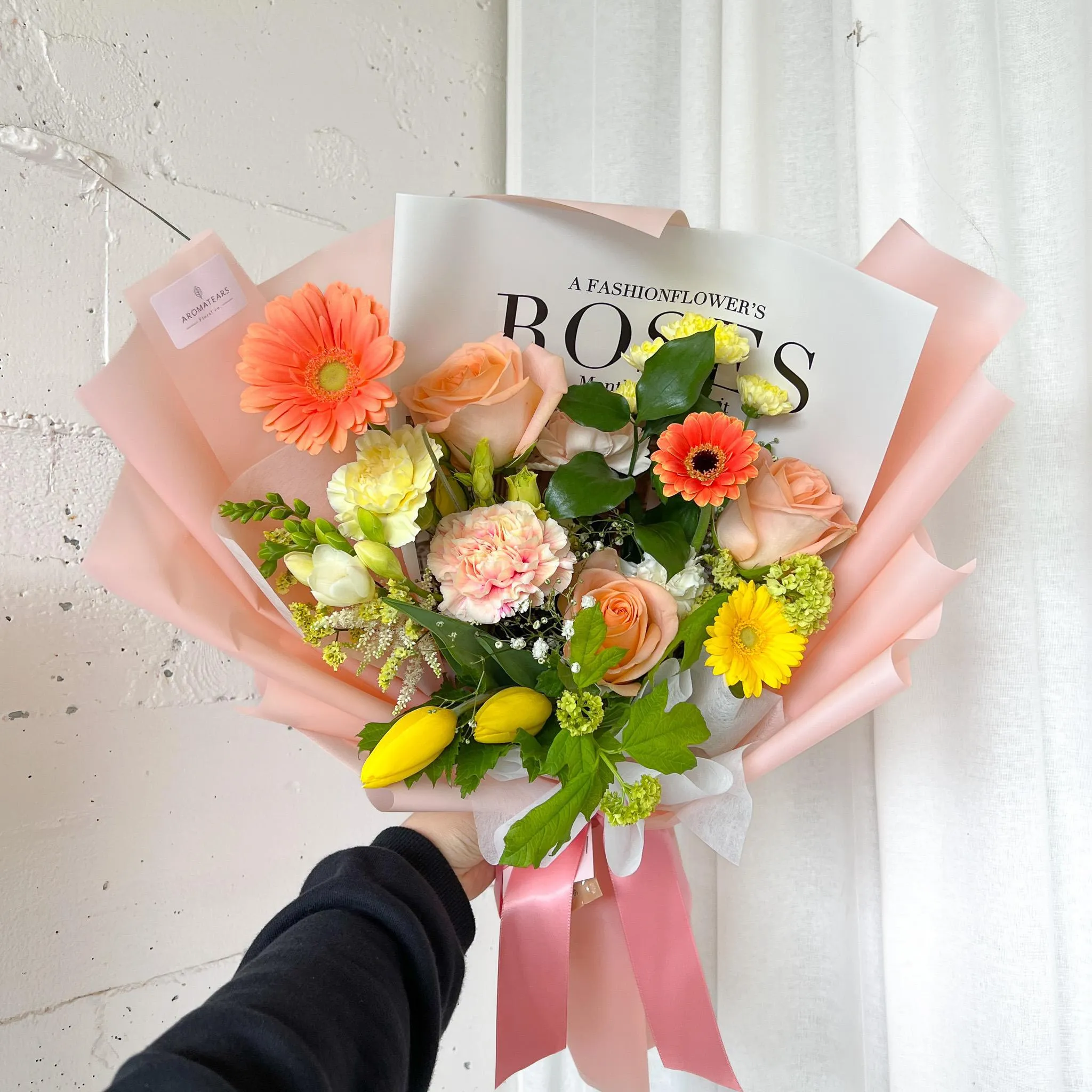 Daily Peach - Designer's Choice Fresh Bouquet