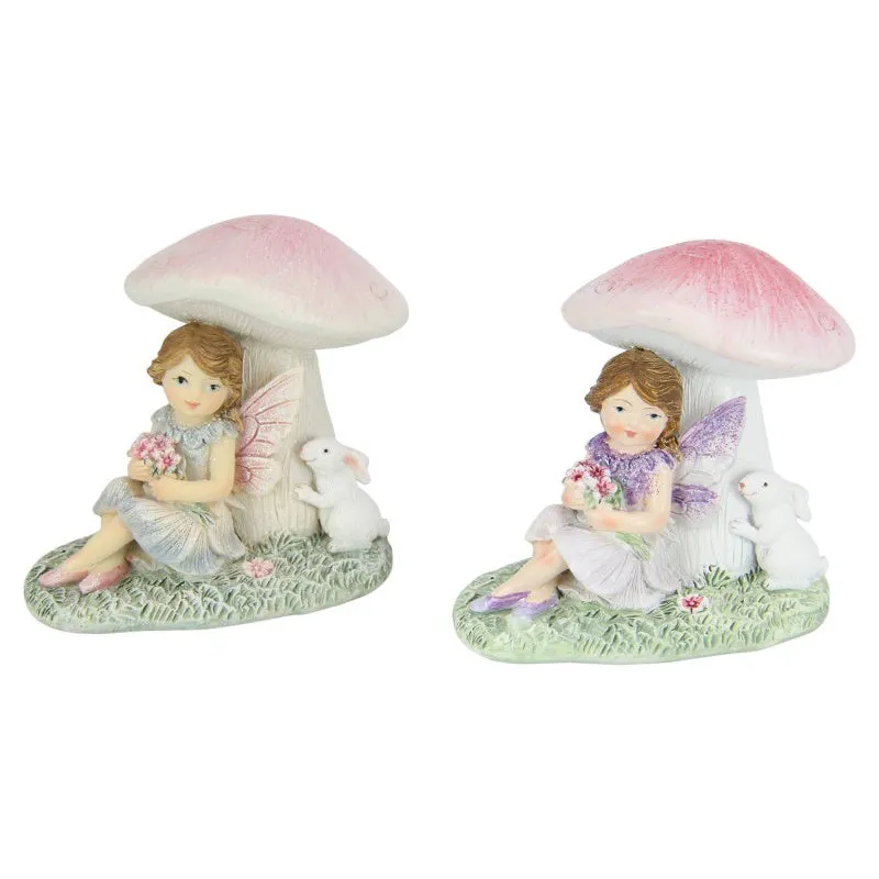 Fairy & Mushroom Figurine Cake Topper