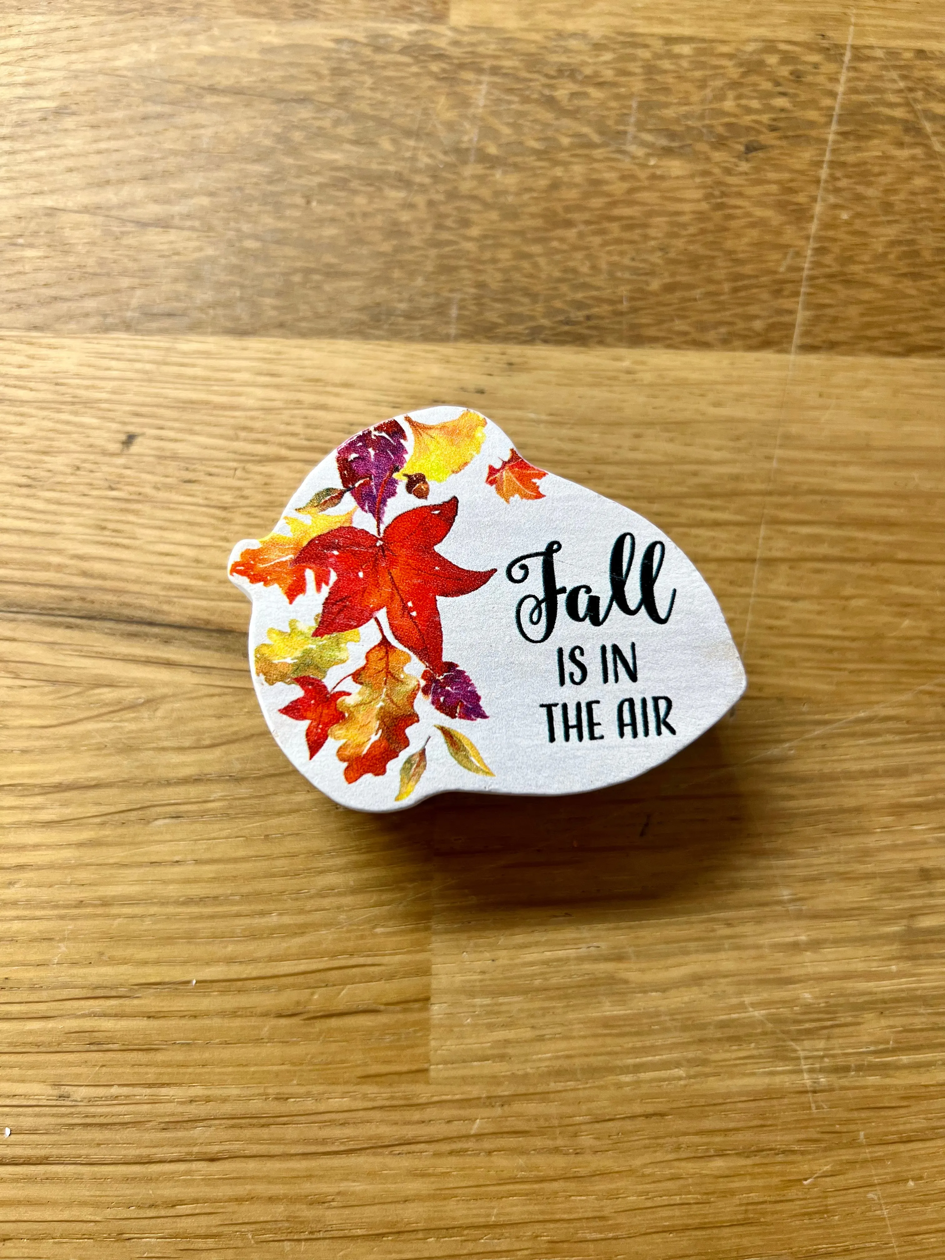 Fall Wooden Blocks Decor