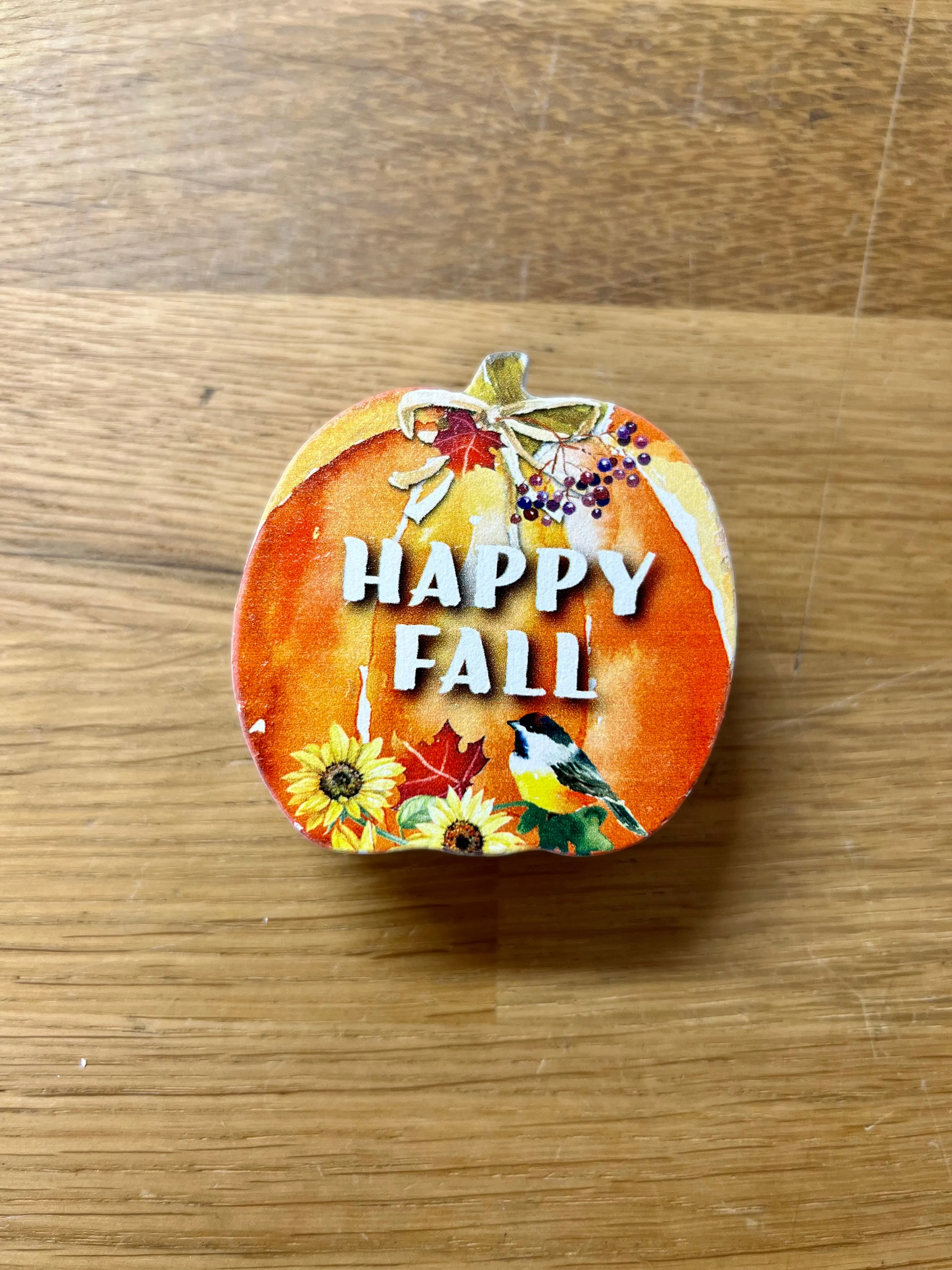 Fall Wooden Blocks Decor