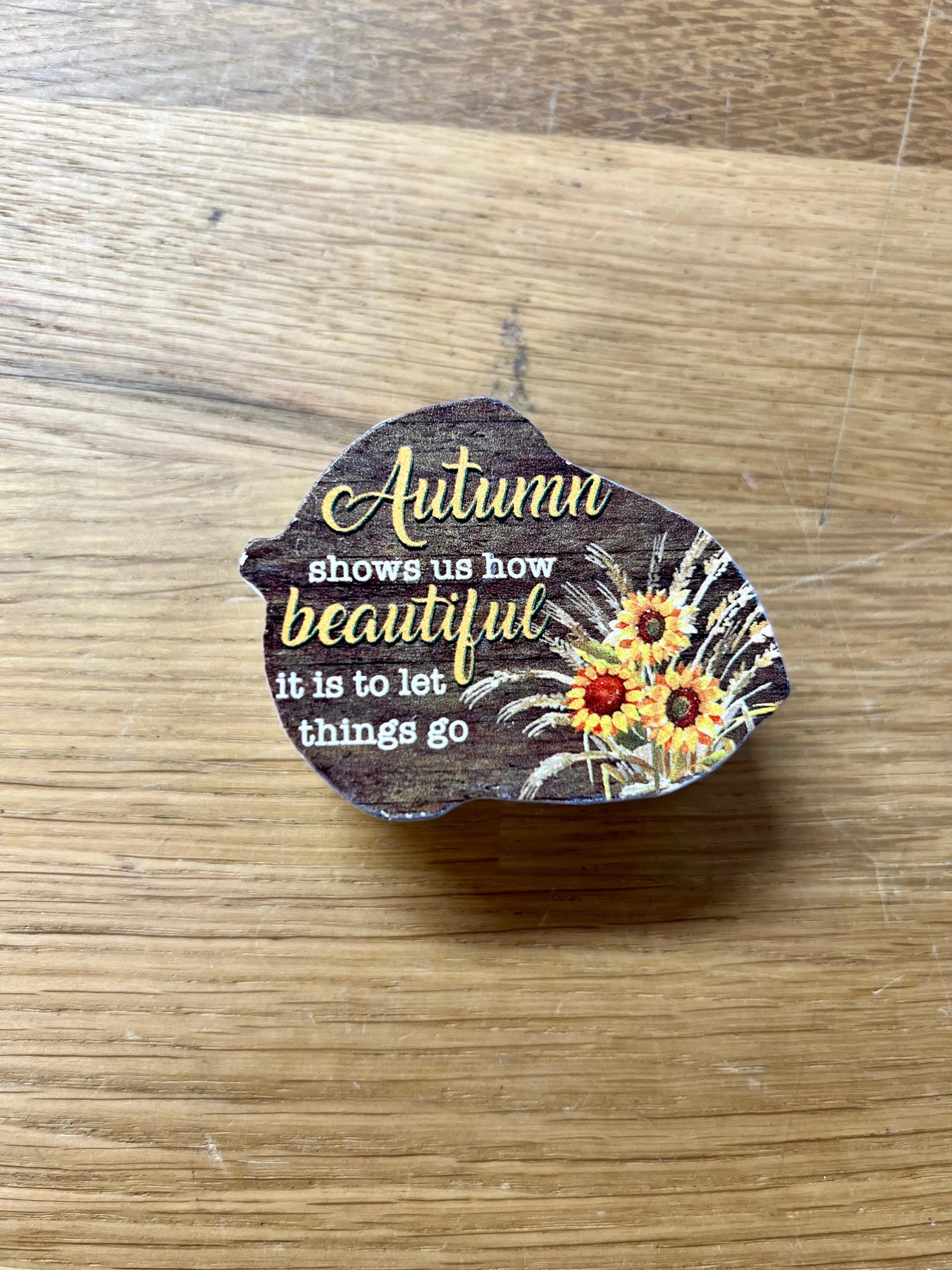 Fall Wooden Blocks Decor