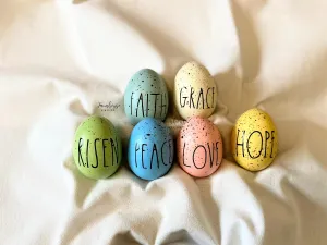 Farmhouse Easter Eggs