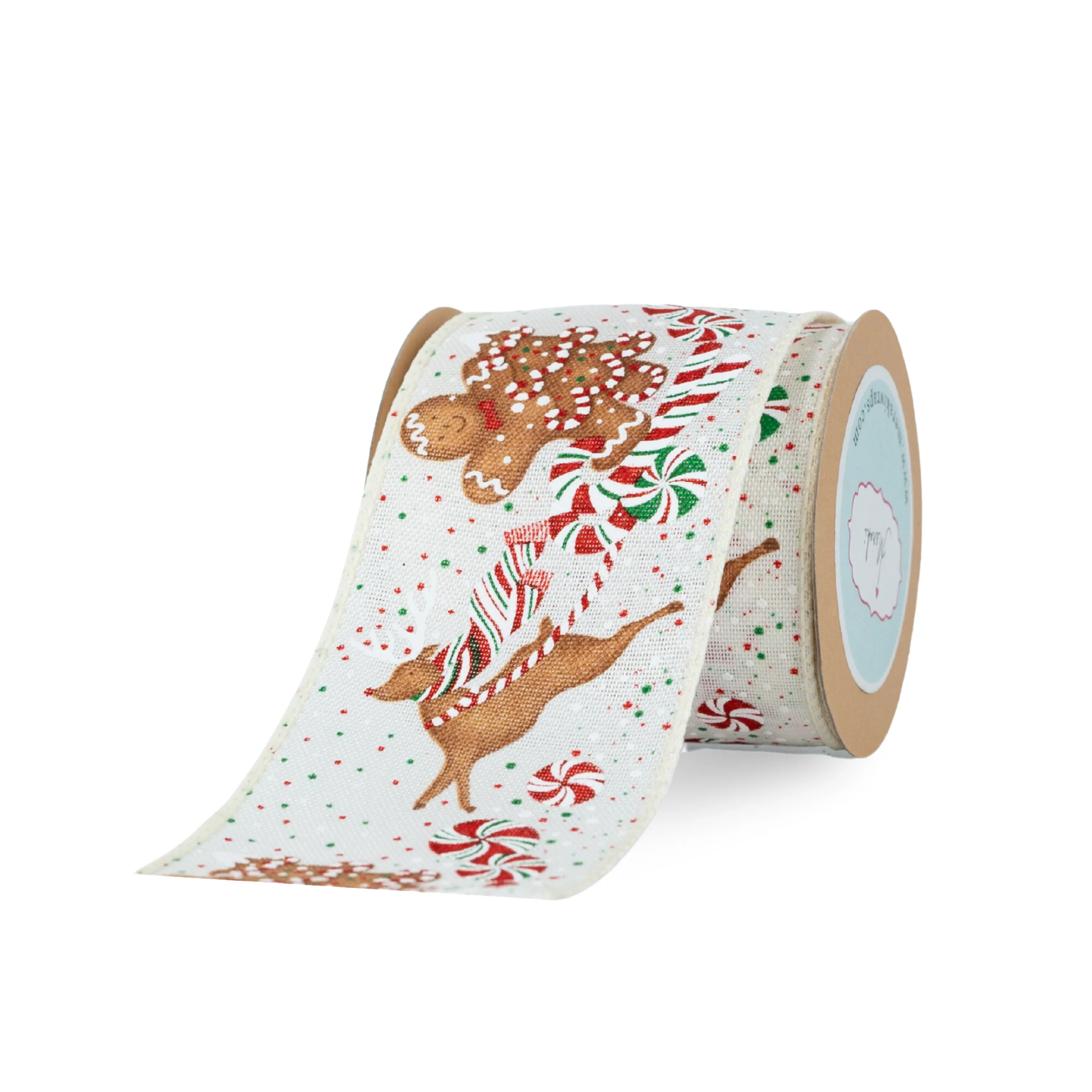 Gingerman Sleigh Ribbon