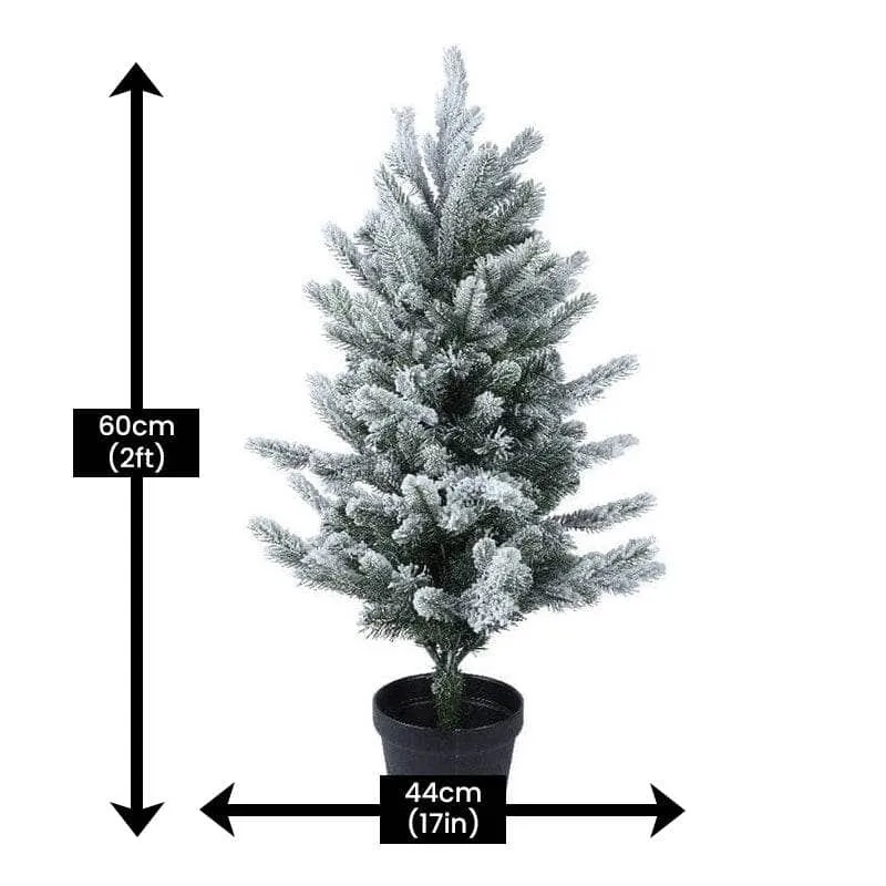 Grandis Mini Snowy Christmas Tree - 60cm