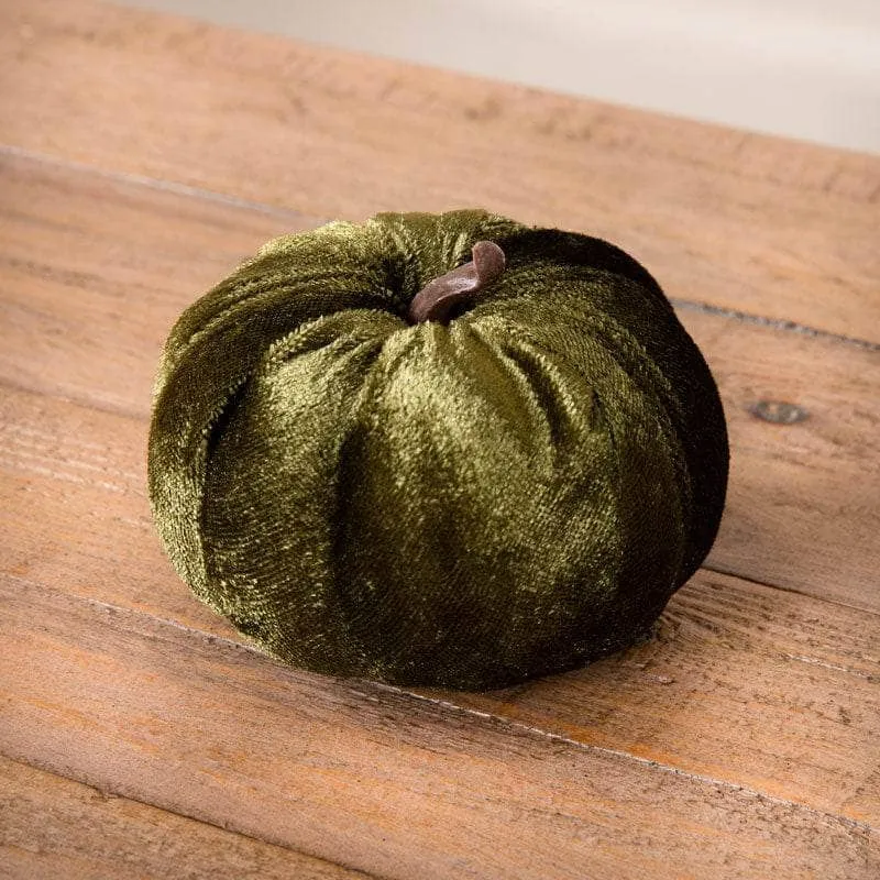 Green Velvet Pumpkin  - 8cm