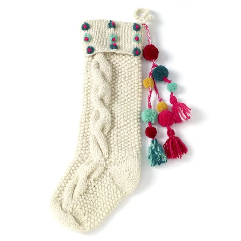 Hand Knit Stocking