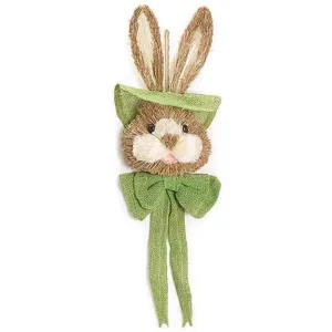 Hanging Easter Sisal Bunny Head