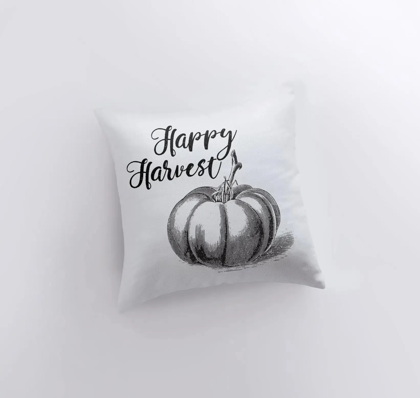 Happy Harvest | Pillow Cover | Home Decor | Modern Farmhouse | Primitive Decor | Pumpkin | Farmhouse Pillows | Country Decor | Gift for her