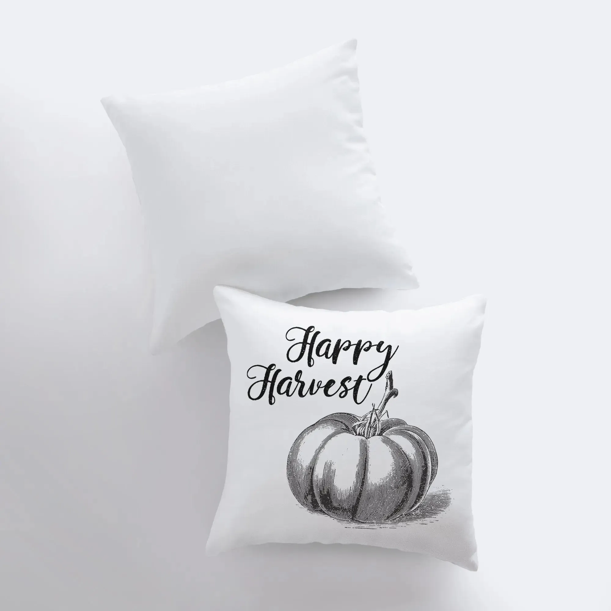 Happy Harvest | Pillow Cover | Home Decor | Modern Farmhouse | Primitive Decor | Pumpkin | Farmhouse Pillows | Country Decor | Gift for her