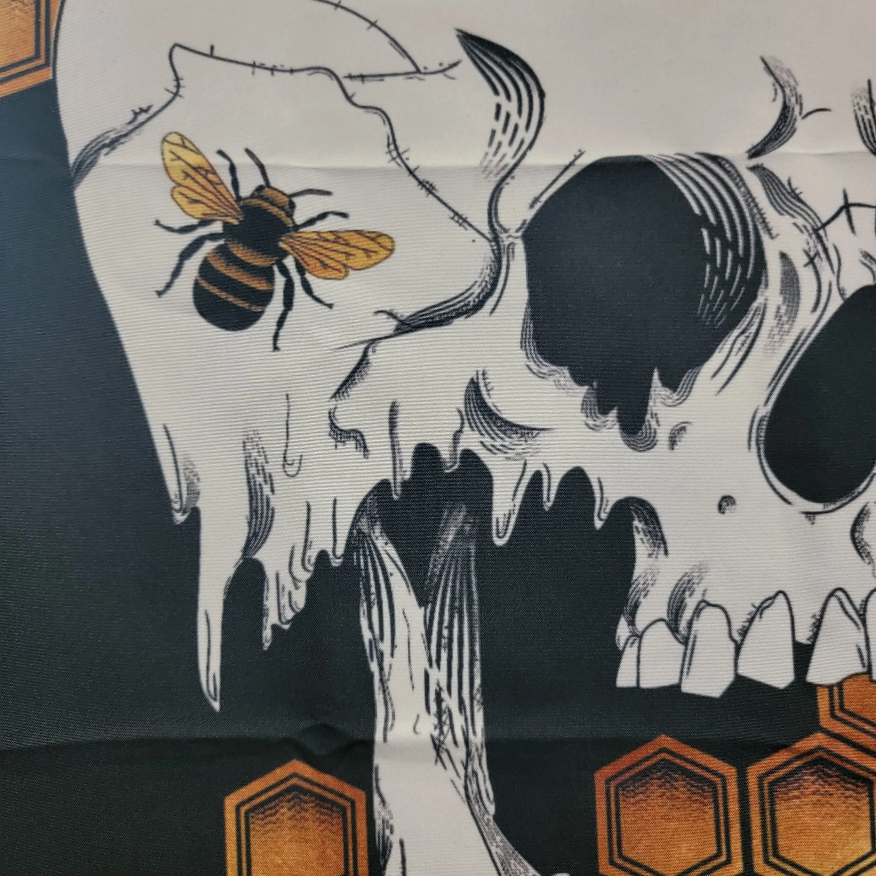 Honey Bee Skull Tapestry