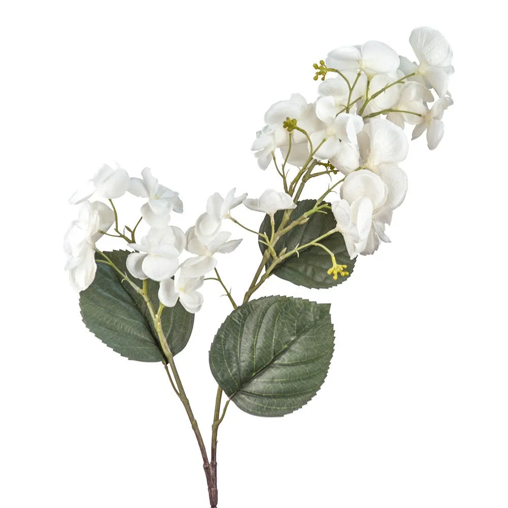 Hydrangea Branch White 96cm