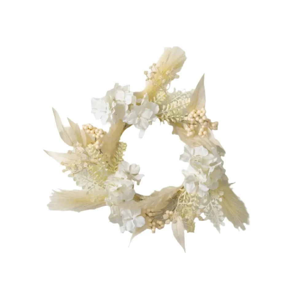 Hydrangea Pampas Small Wreath Ring