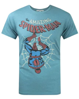 Junk Food Amazing Spider-Man Upside Down Men's T-Shirt