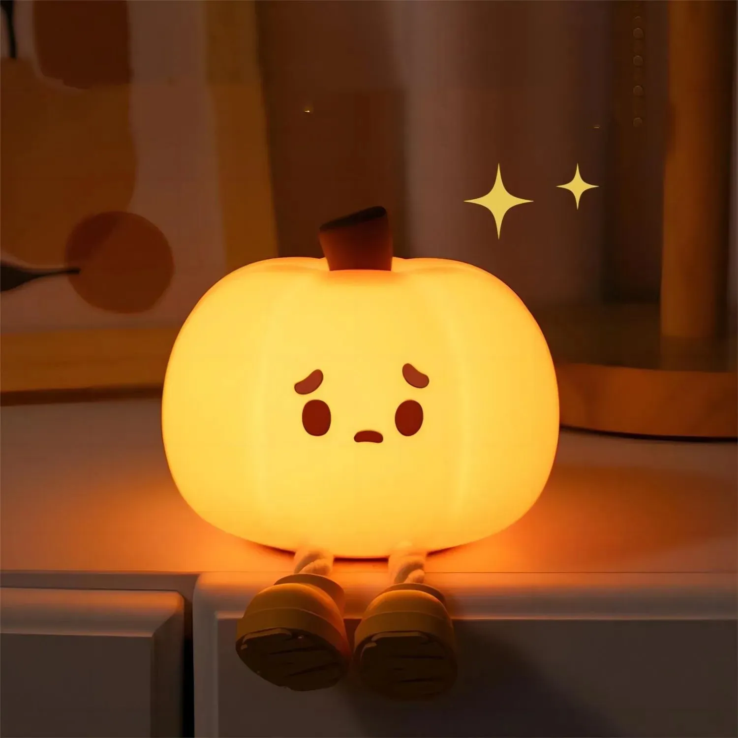 Kawaii Pumpkin Lamp