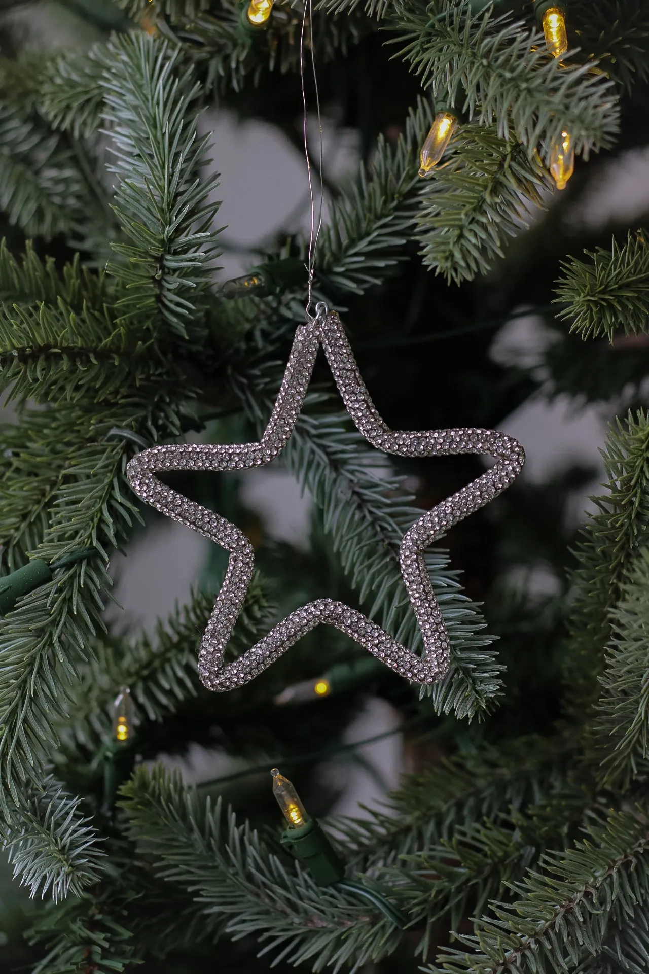 Metal Hanging Star Tree Decoration