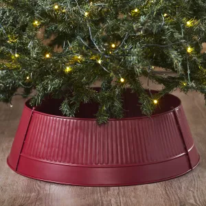 Metal Tree Collar Burgundy 7.5x24x24