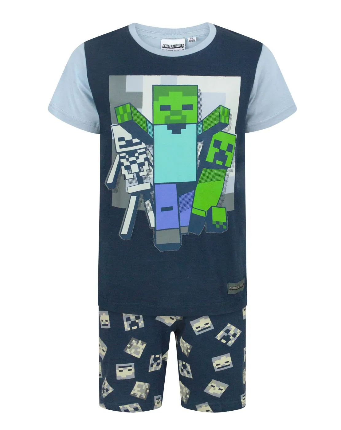 Minecraft Undead Zombie, Skeleton & Creeper Boy's Pyjamas