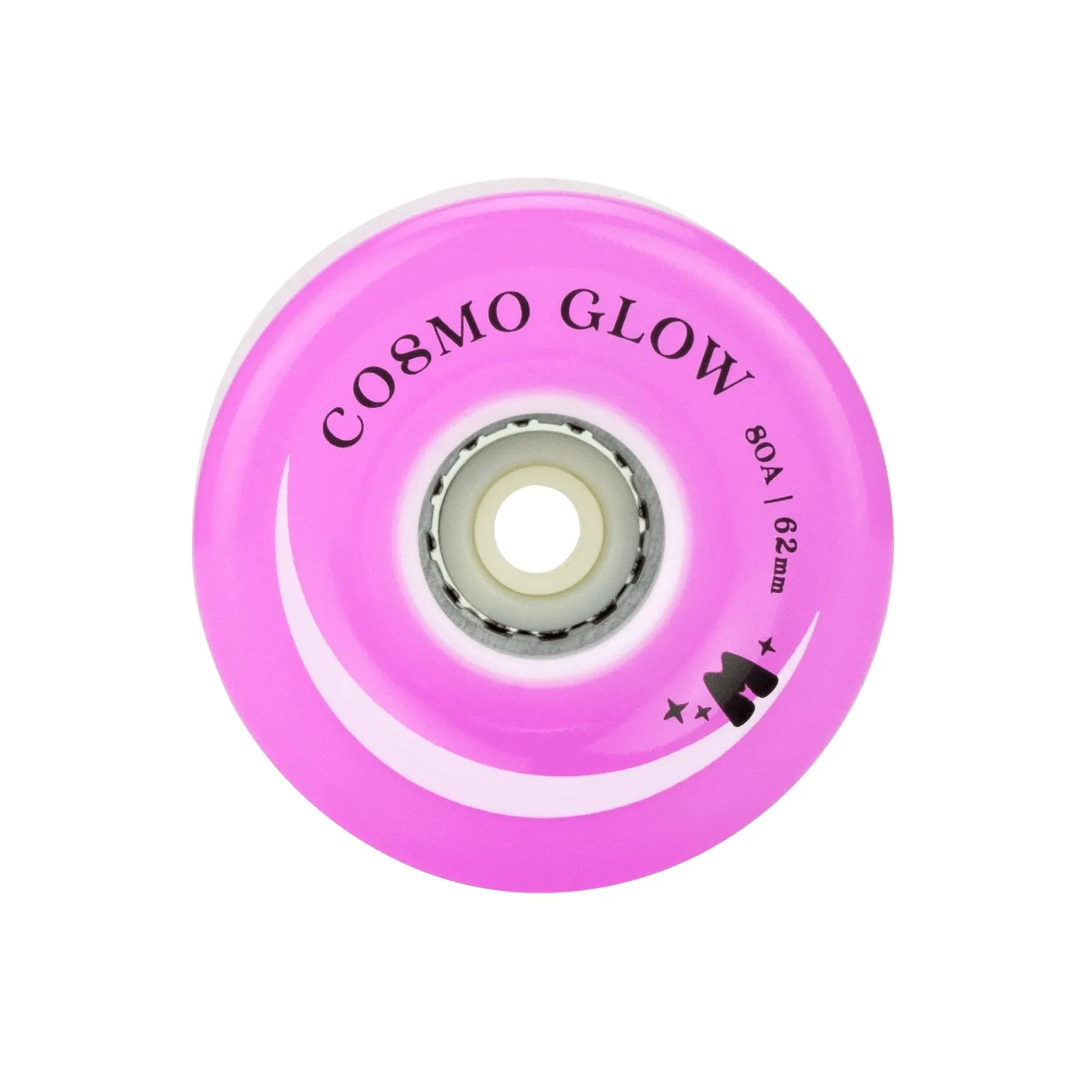 Moxi Cosmo Glow Roller Skate Wheels 62mm - Purple Haze (4 Pack)