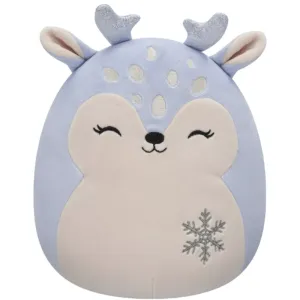 Original Squishmallows Farryn Purple Fawn with Snowflake 7.5"