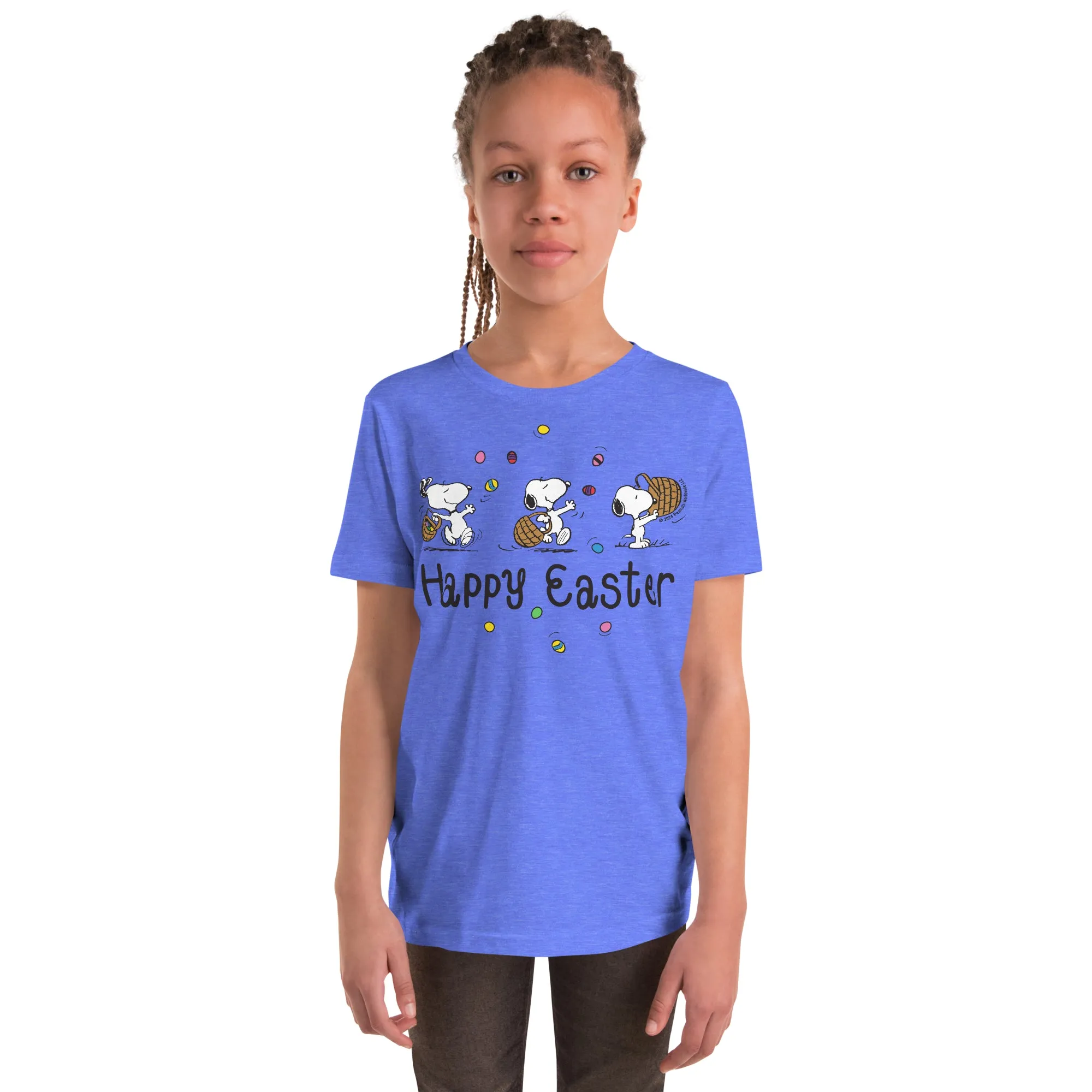 Peanuts Snoopy Happy Easter Kids Premium T-Shirt