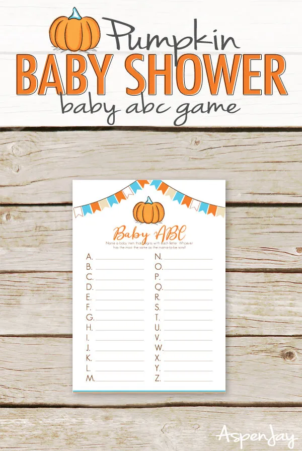 Pumpkin Baby ABC's