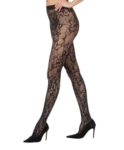 RAMANUJA Women's Design Fishnet Tights Stockings Pantyhose, Free Size