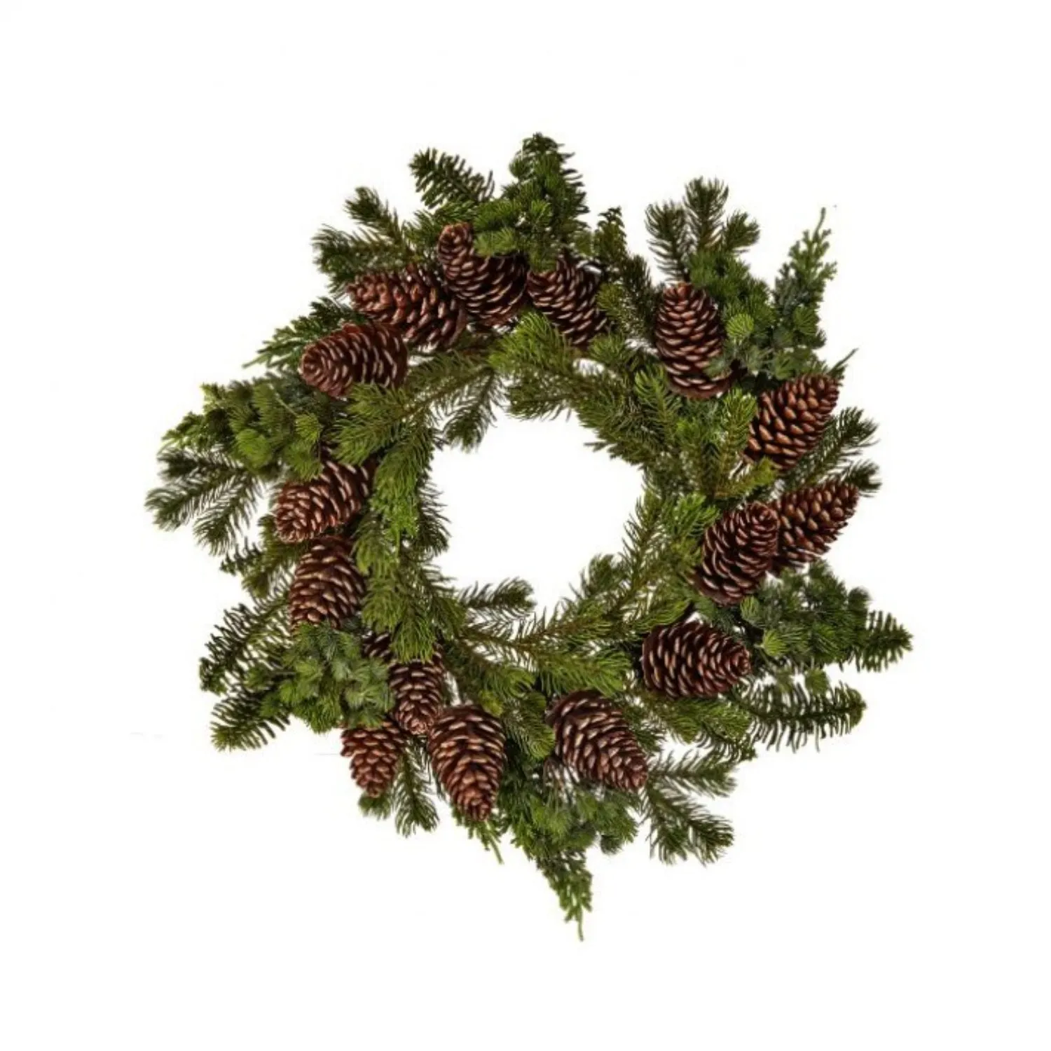 Regency International 22" Pine/Spruce with Pinecones Wreath