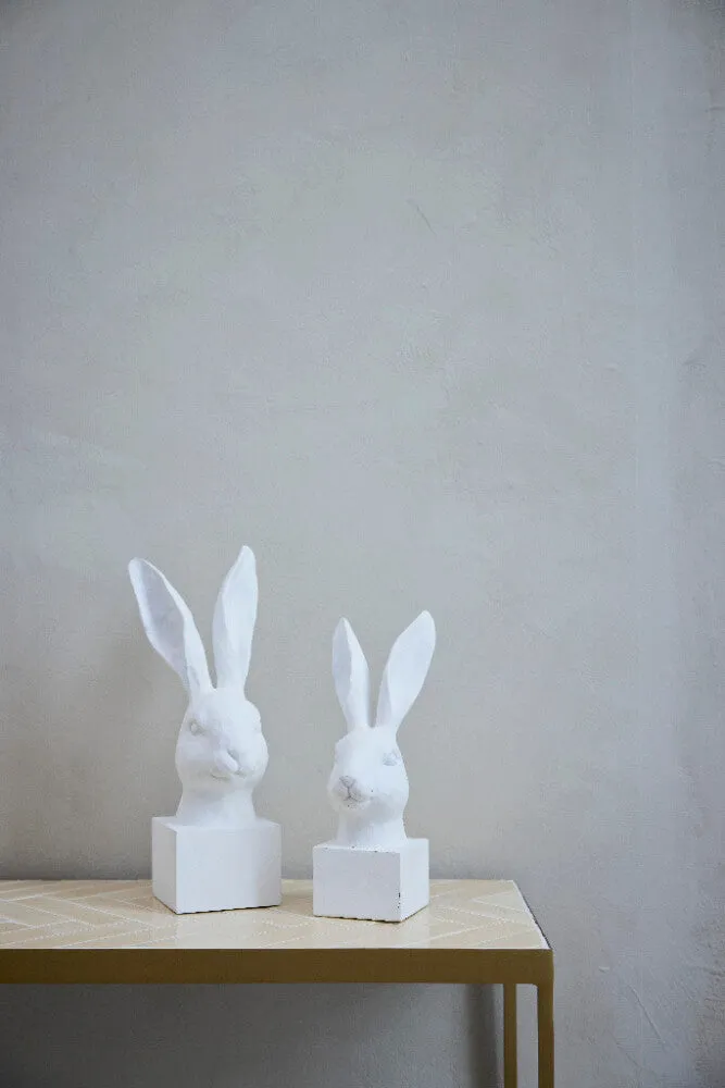 Semina Easter Bunny Bust H32.5 cm. white