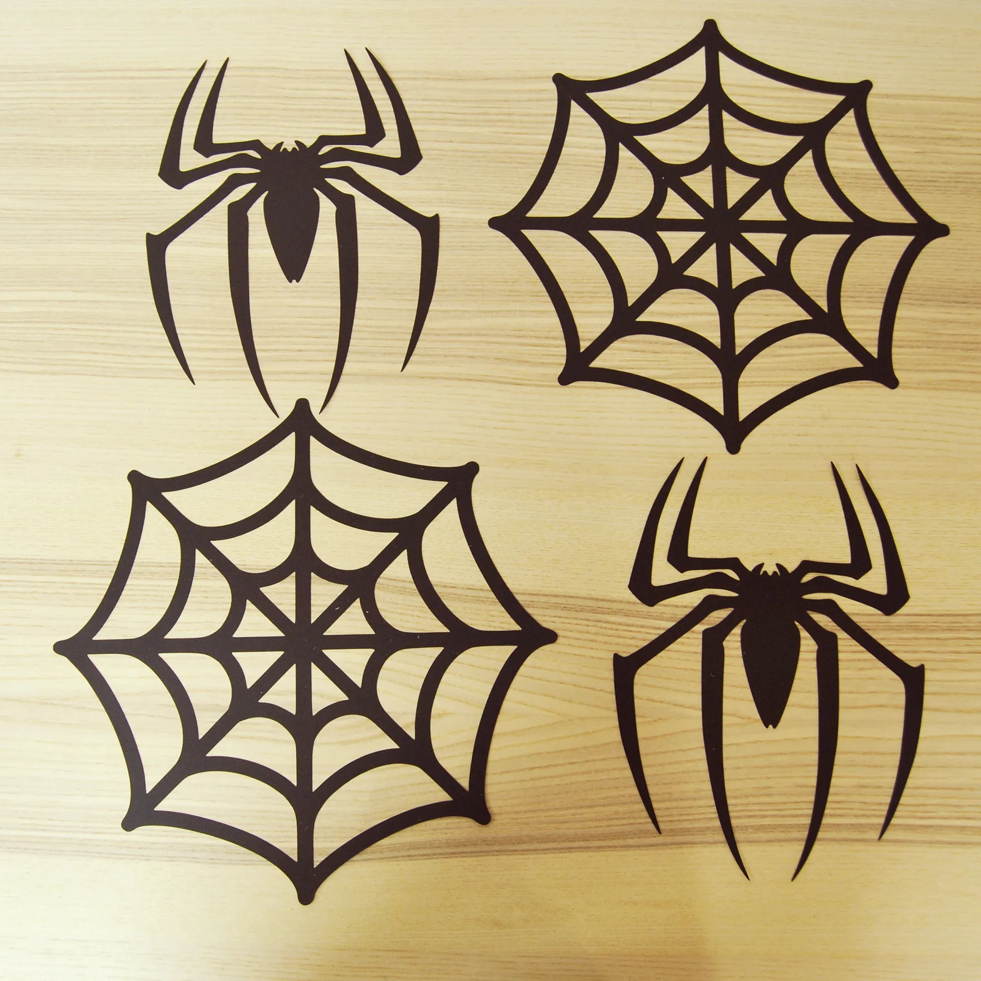 Spider and Spider Web Cutouts