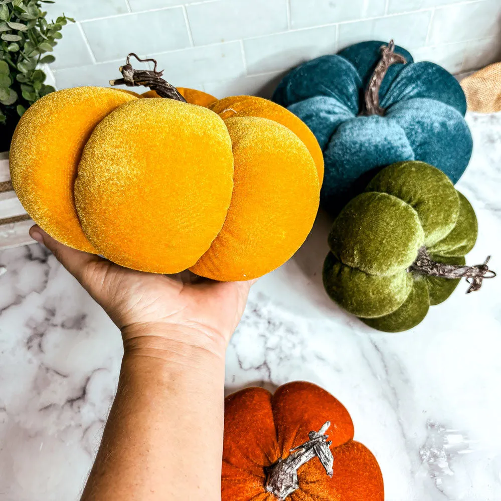 Velvet Pumpkins