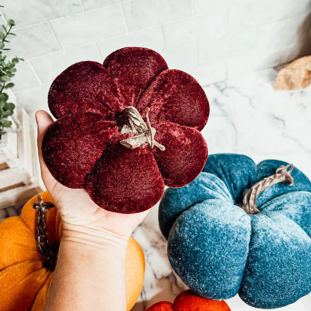 Velvet Pumpkins