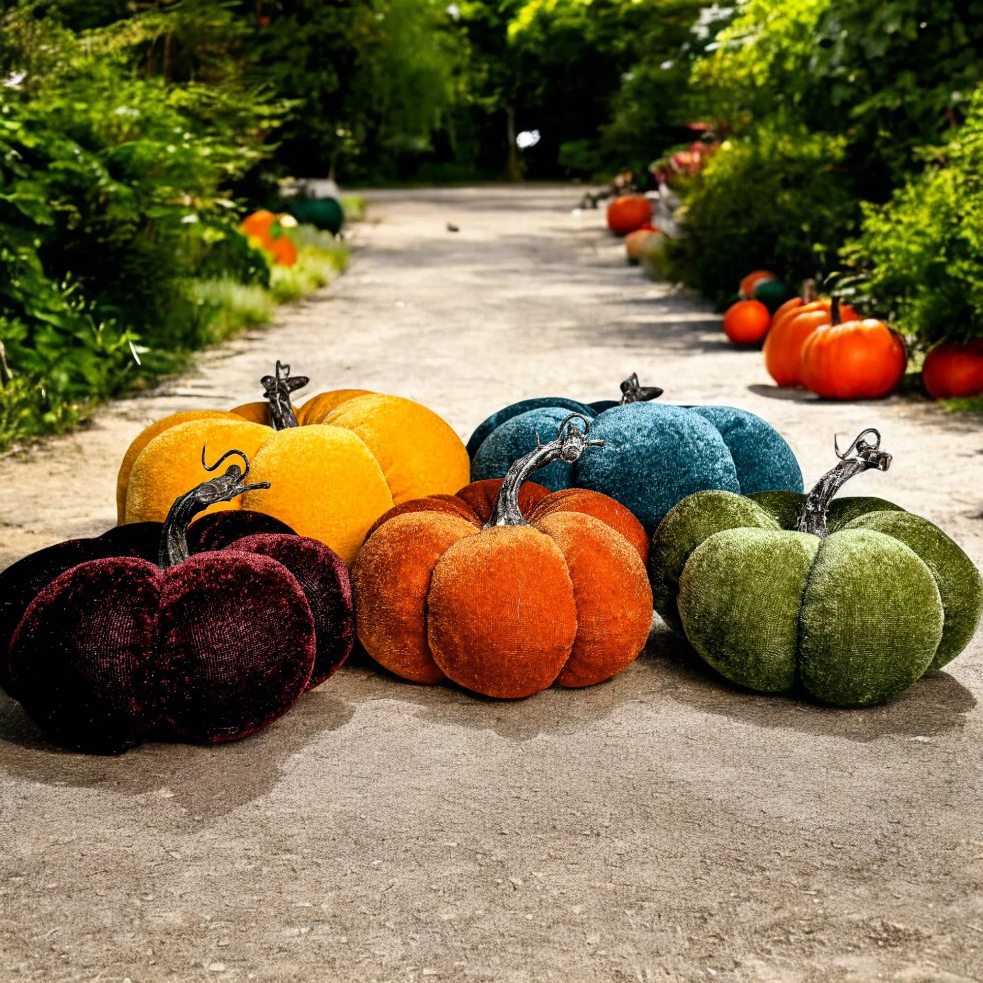 Velvet Pumpkins