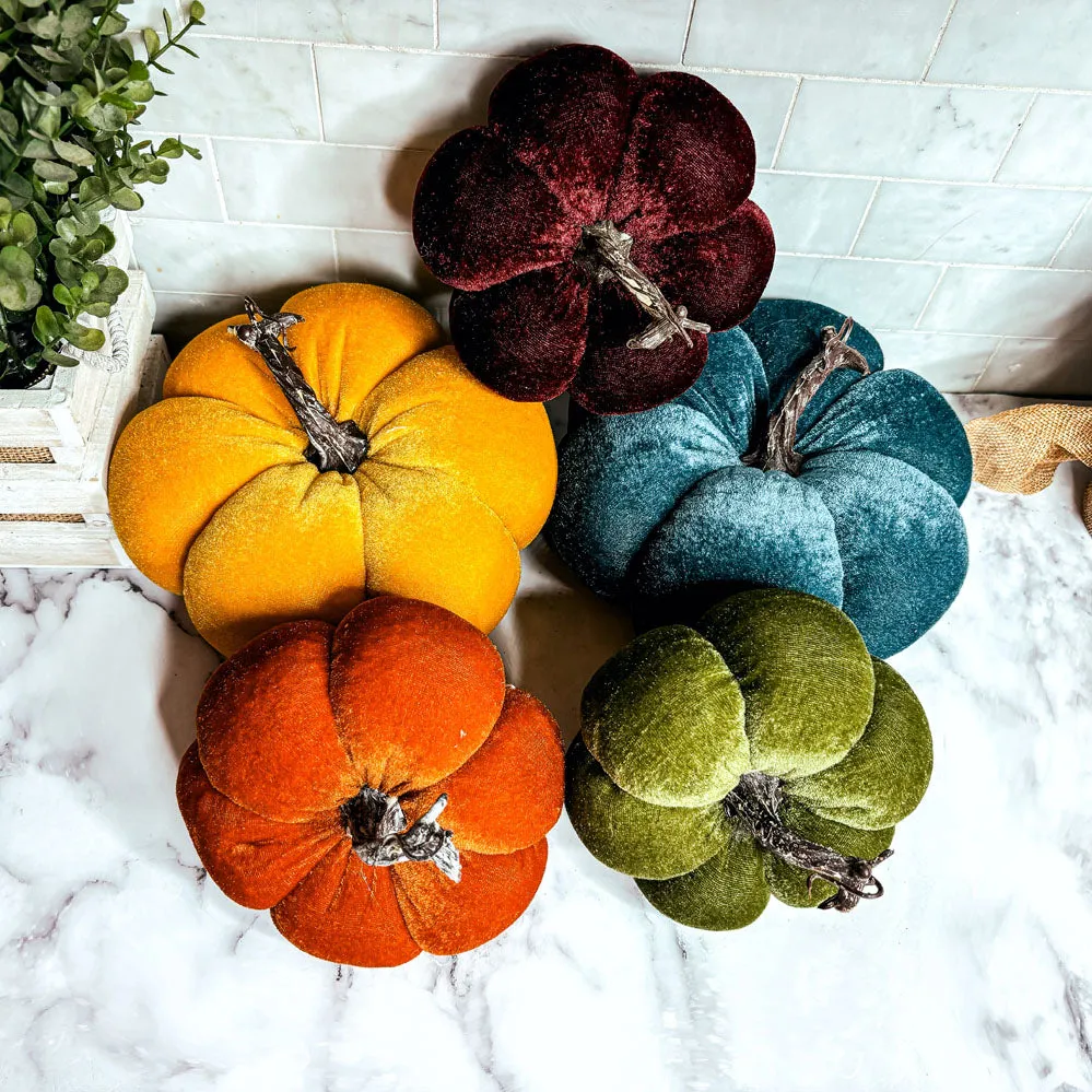 Velvet Pumpkins