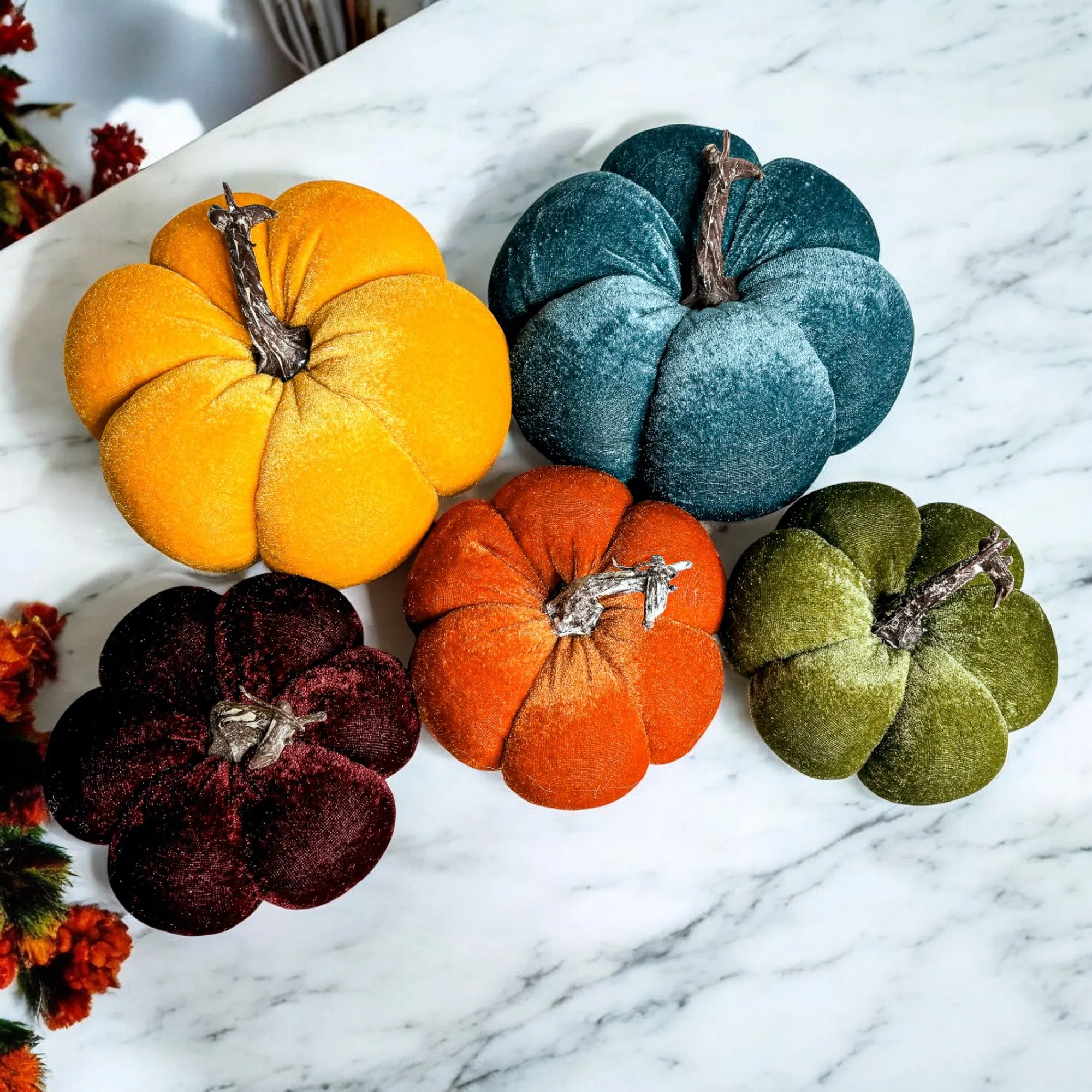 Velvet Pumpkins