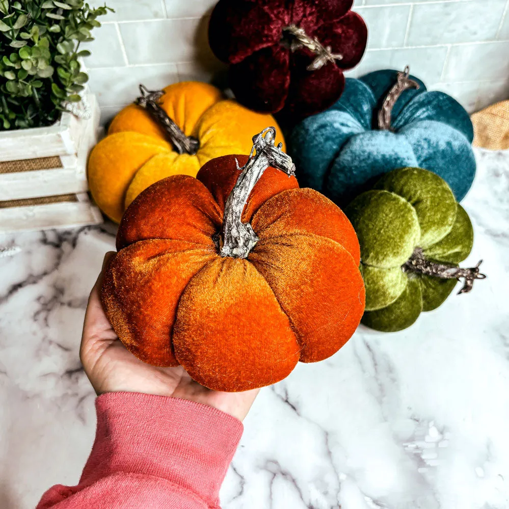 Velvet Pumpkins