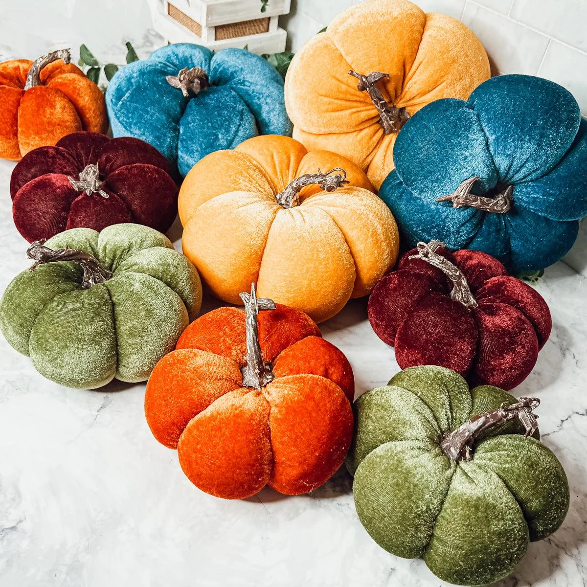 Velvet Pumpkins